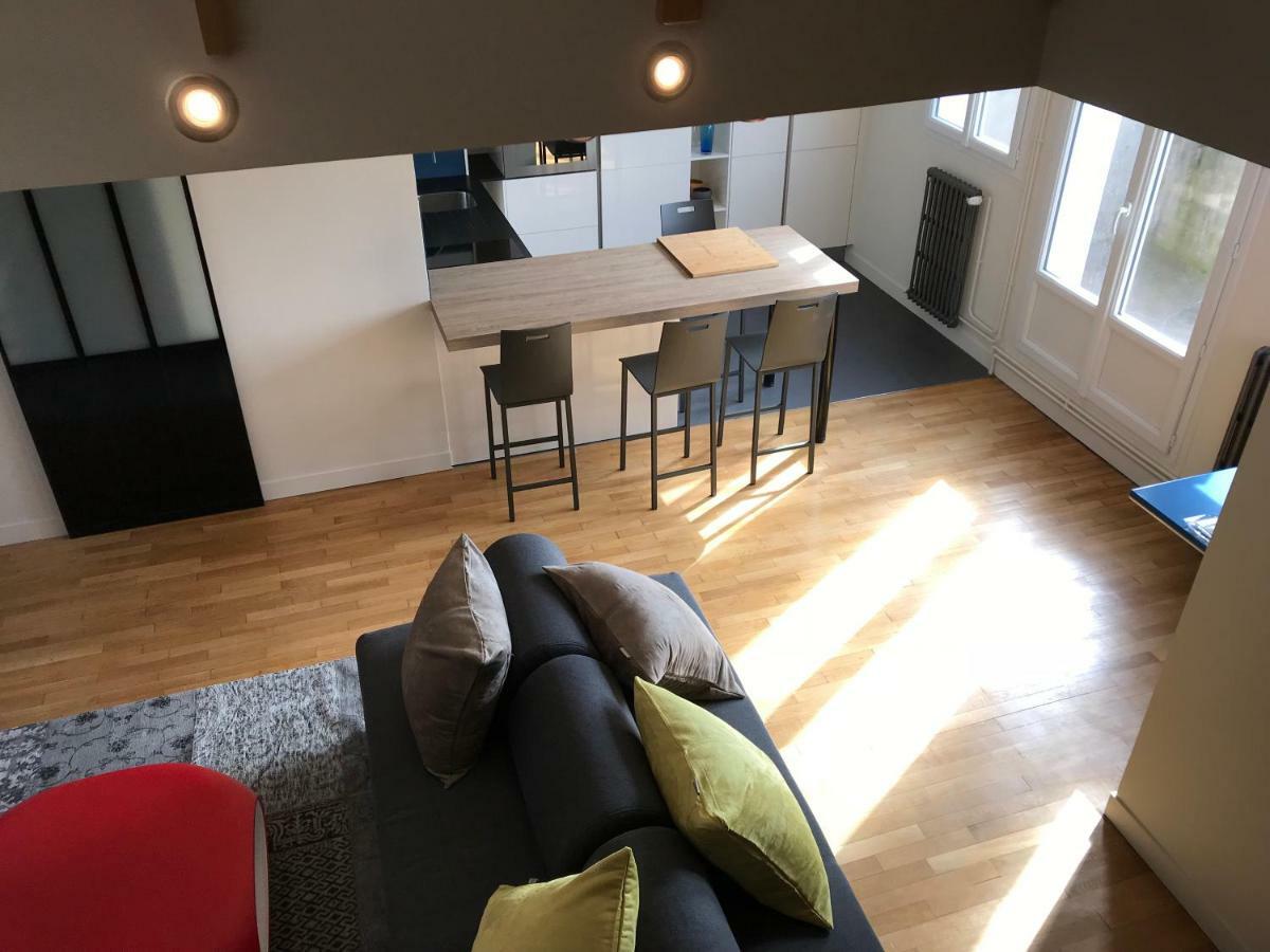 Appartement Duplex, Tours Centre ภายนอก รูปภาพ